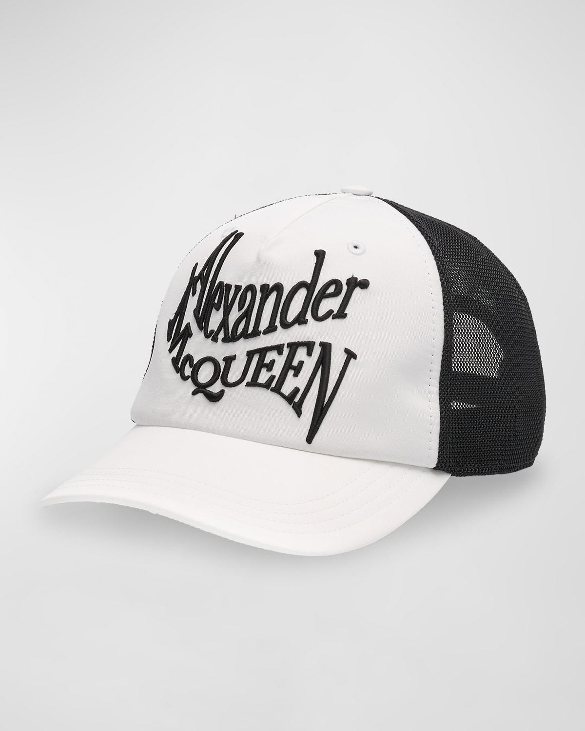 Mens Warped Logo Trucker Hat Product Image