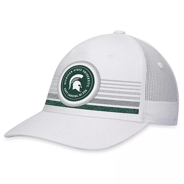 Mens Top of the World Michigan State Spartans Top Trace Trucker Snapback Hat Product Image