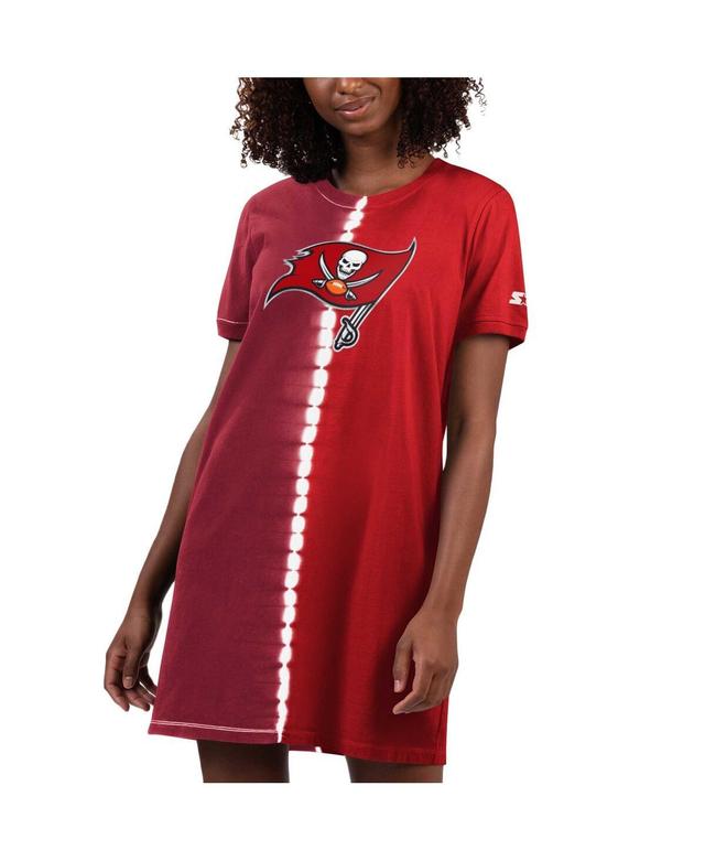 Womens Starter Tampa Bay Buccaneers Ace Tie-Dye T-Shirt Dress Product Image