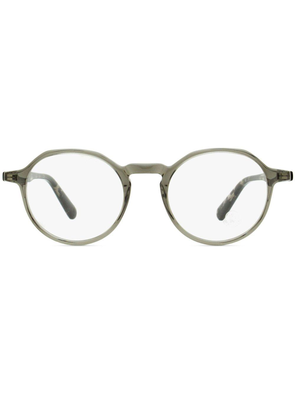 MONCLER Ml5120 Oval-frame Glasses In Grau Product Image