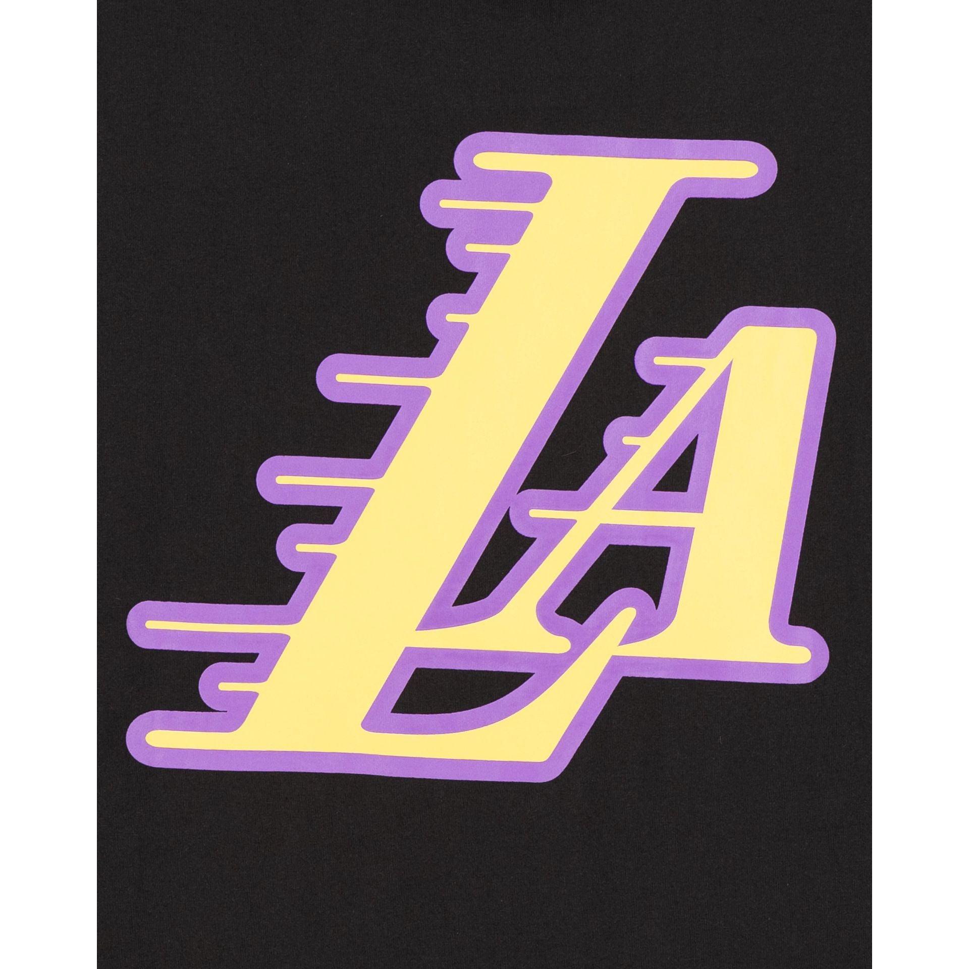 Los Angeles Lakers 2023 City Edition Black T-Shirt Male Product Image