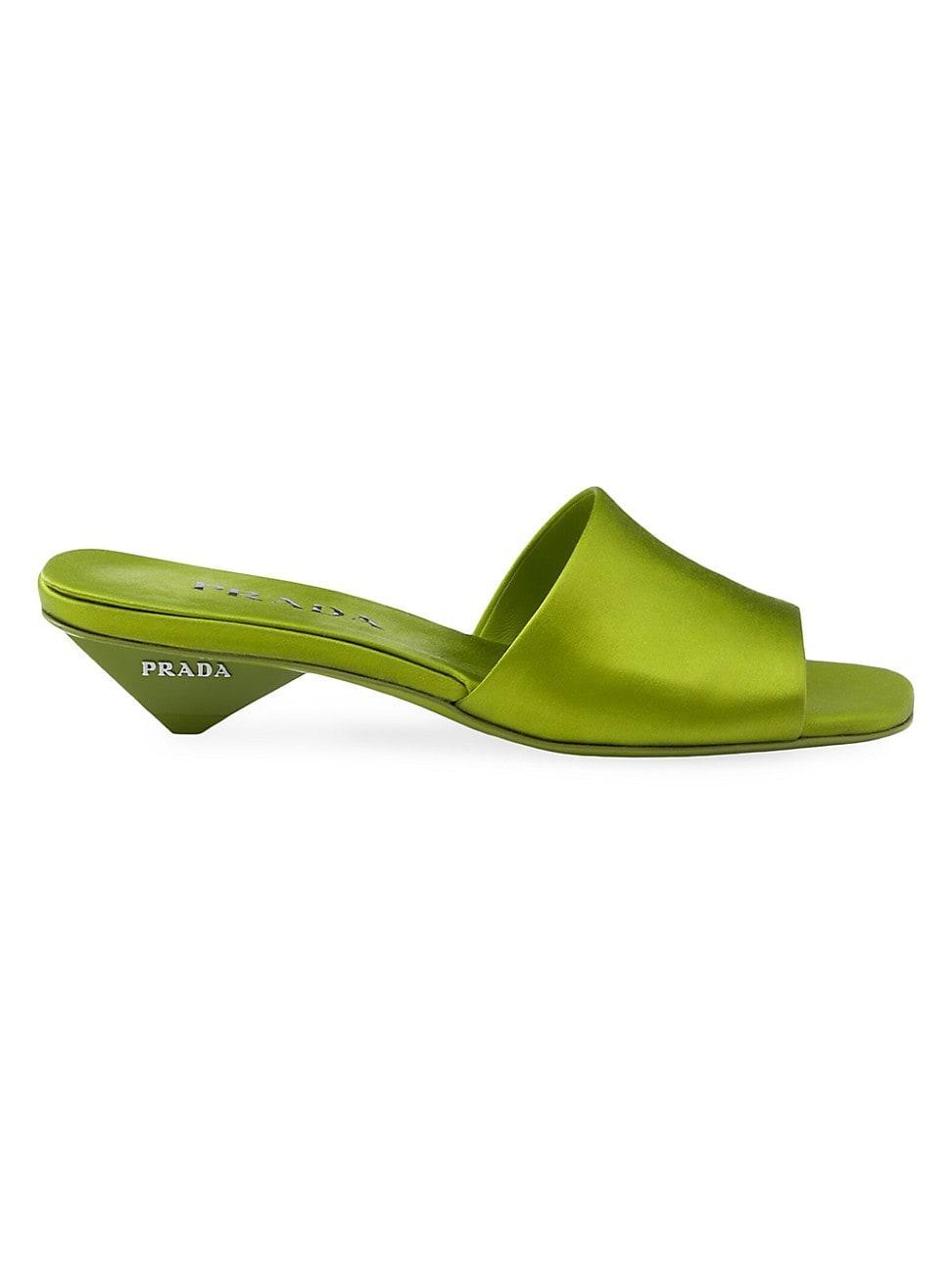 Womens Satin Slides Product Image