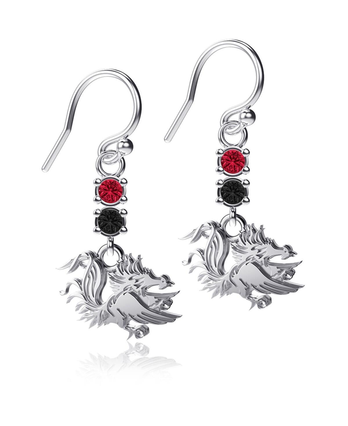 Womens Dayna Designs South Carolina Gamecocks Dangle Crystal Earrings Product Image