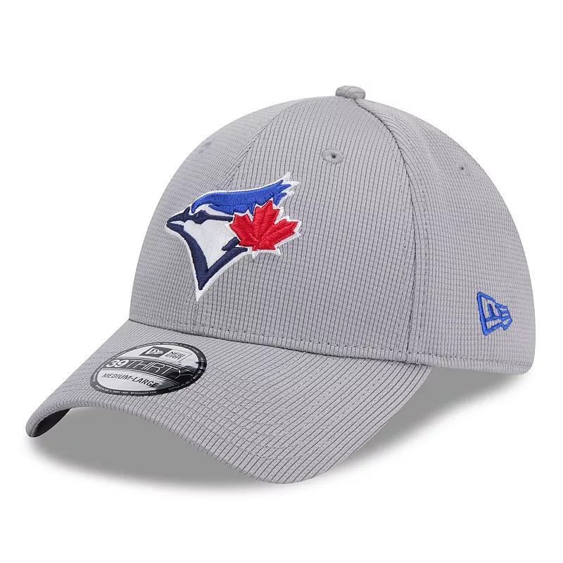 Mens New Era Gray Toronto Blue Jays Active Pivot 39THIRTY Flex Hat Product Image