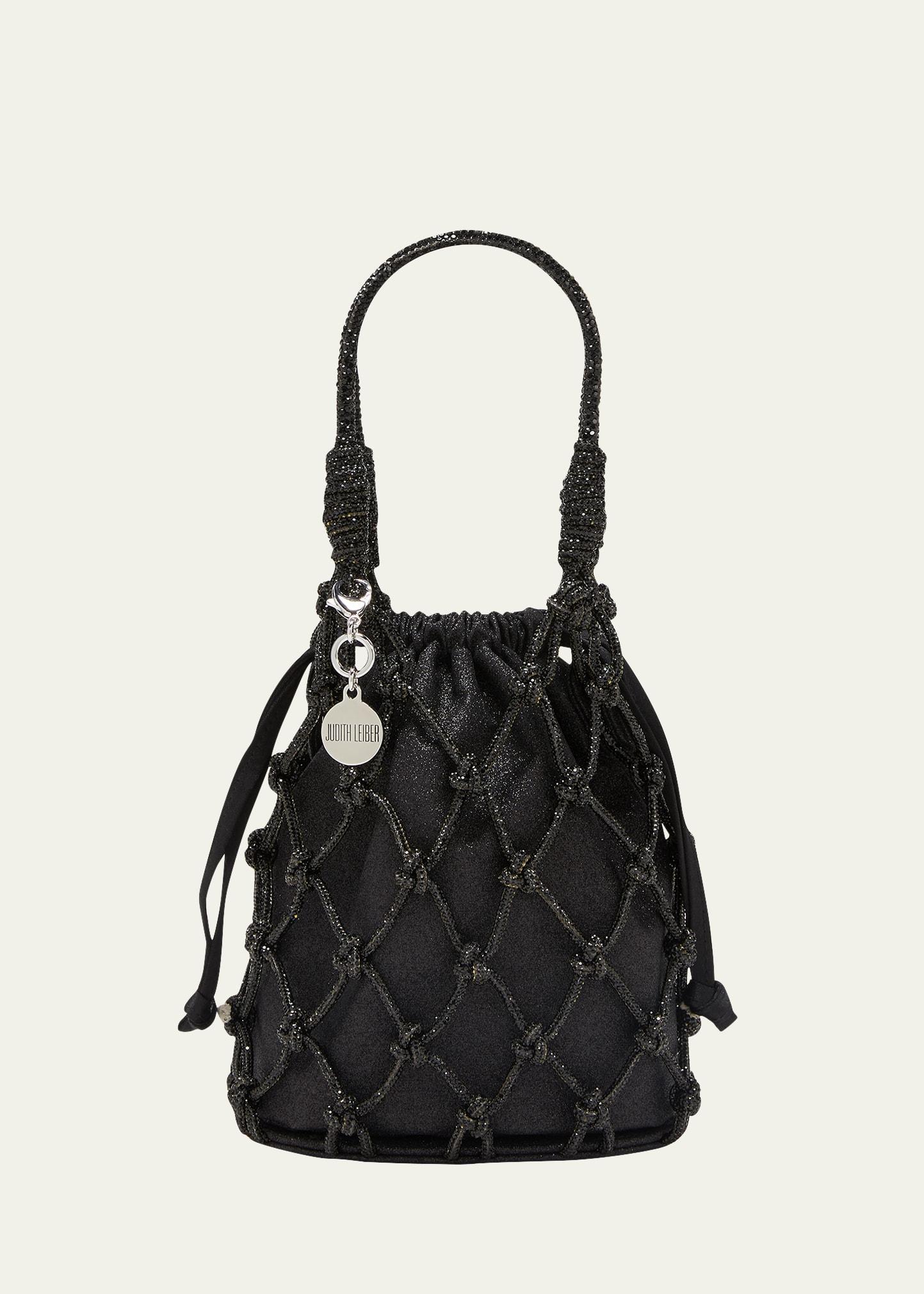 Sparkle Crystal Net Top-Handle Bag Product Image