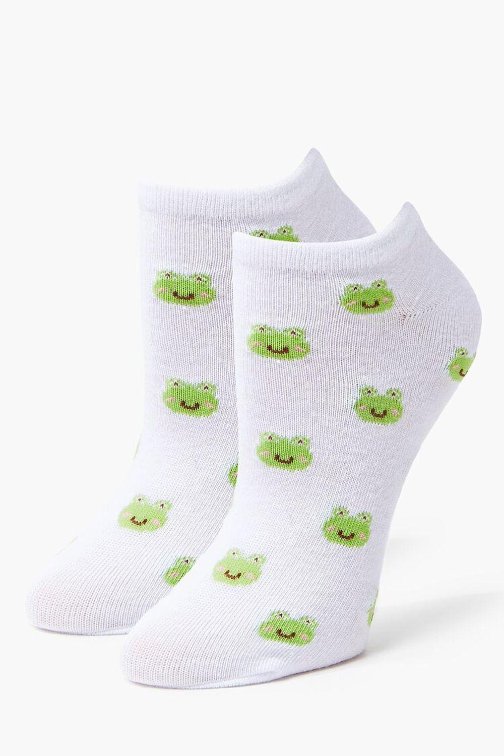 Frog Graphic Ankle Socks | Forever 21 Product Image