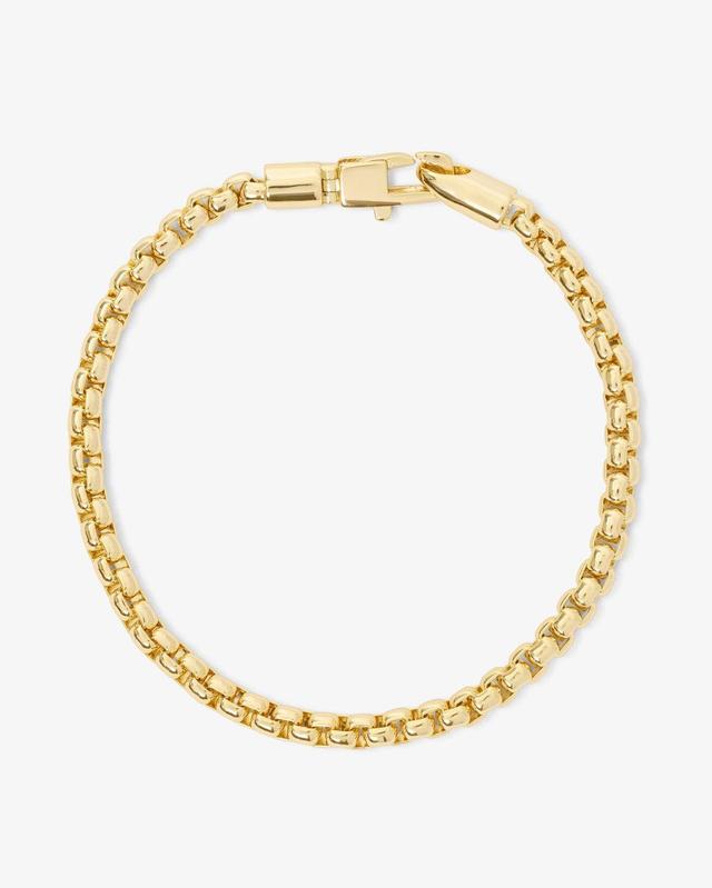 Logan Rolo Chain Bracelet - Gold Product Image