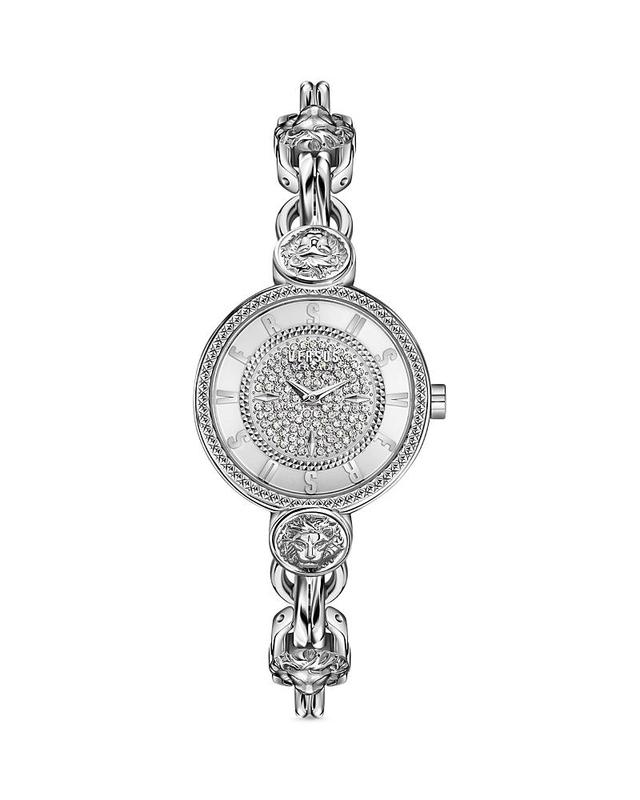 Versus Versace Womens Les Docks Petite 2 Hand Quartz Silver-Tone Stainless Steel Watch, 30mm Product Image