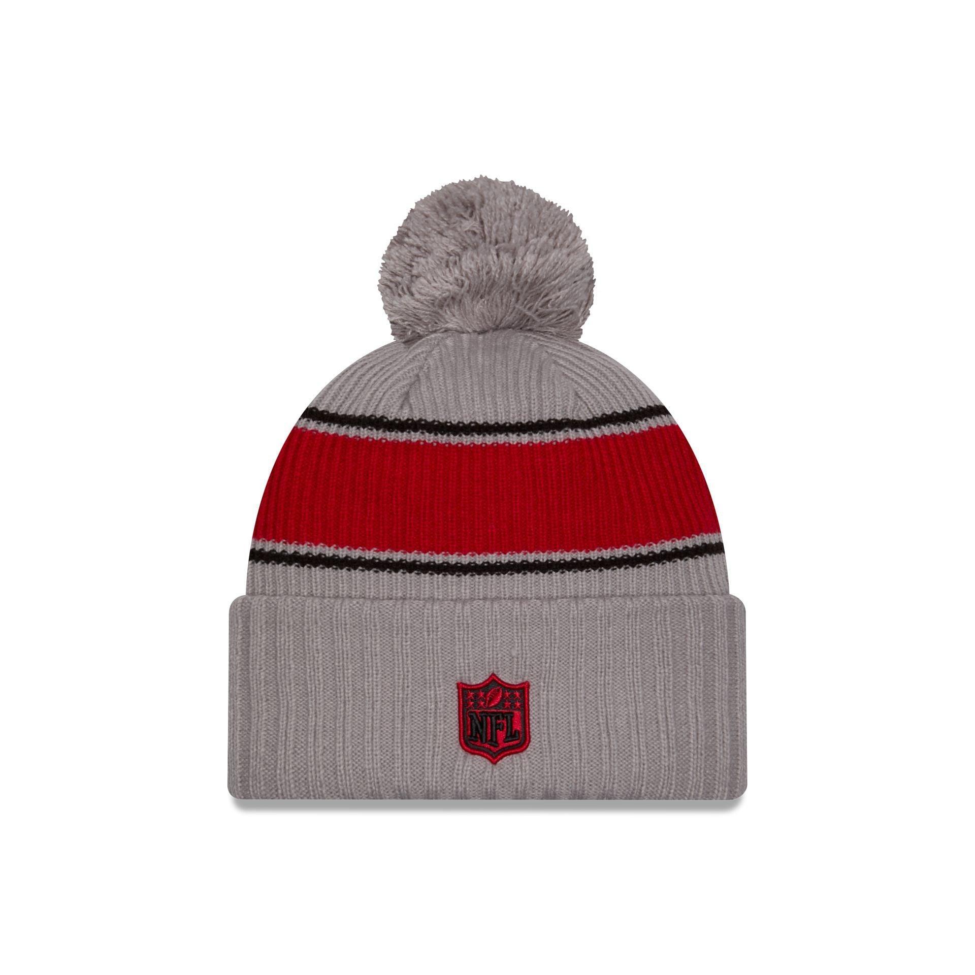 San Francisco 49ers 2024 Cold Weather Gray Pom Knit Hat Male Product Image