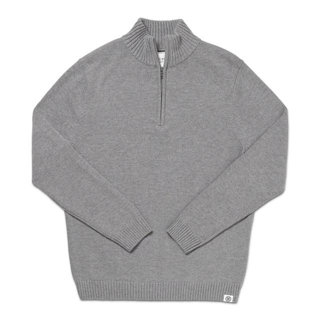 Men's Jersey Stitch Quarter Zip Male Product Image