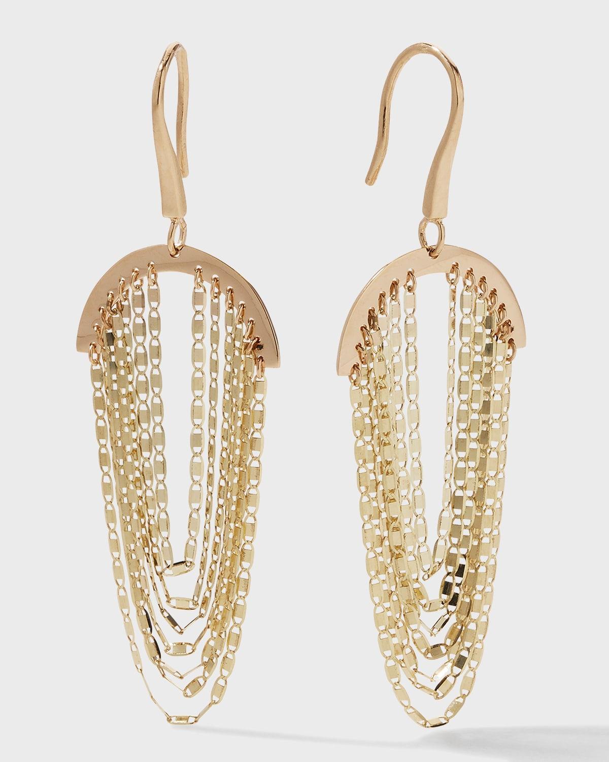 Small Petite Malibu Cascade Earrings Product Image