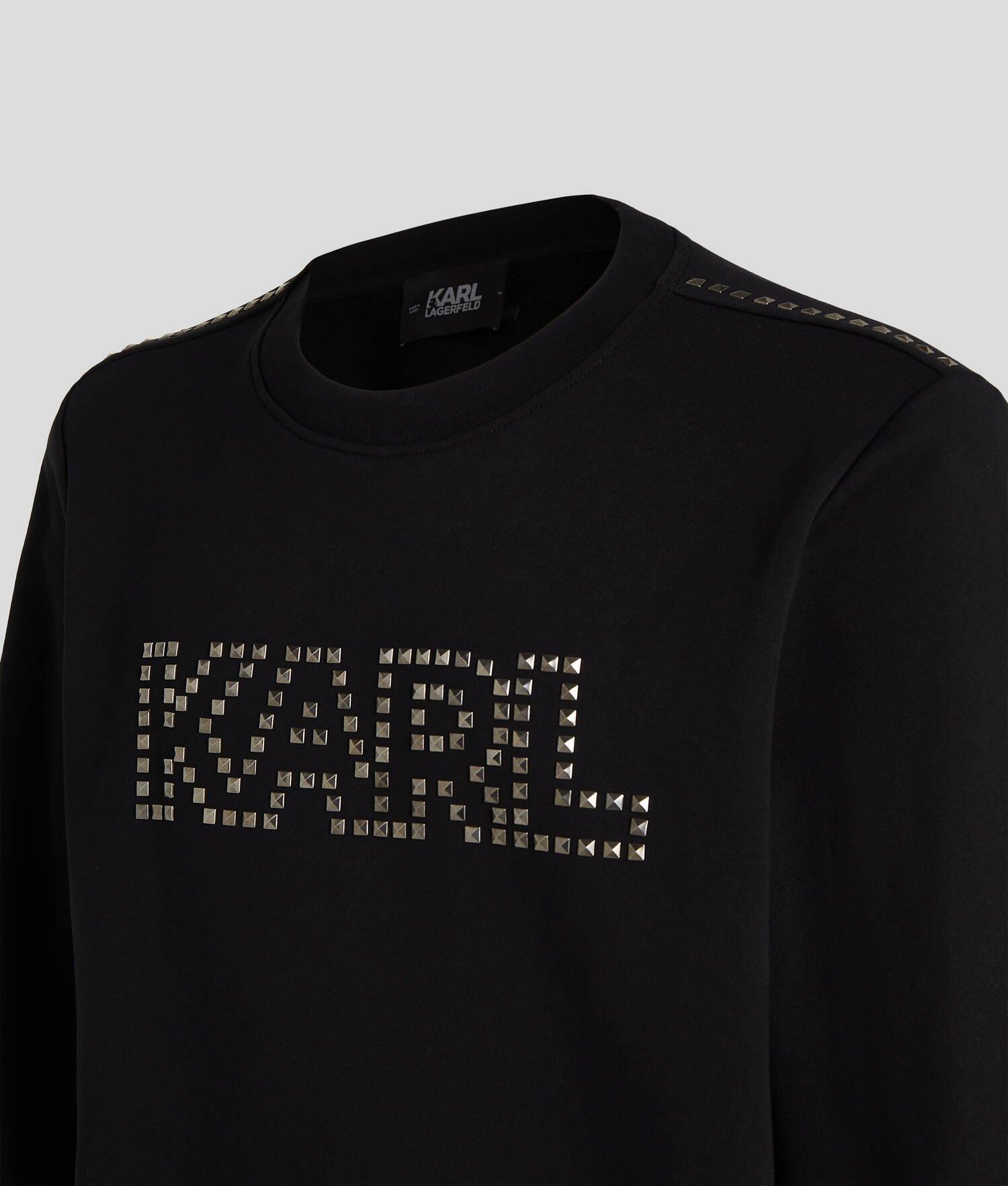 STUDDED KARL LOGO SWEATSHIRT Product Image