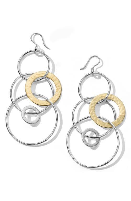 Womens Classico Jumbo Chimera Two-Tone Hammered Jet Set Earrings Product Image