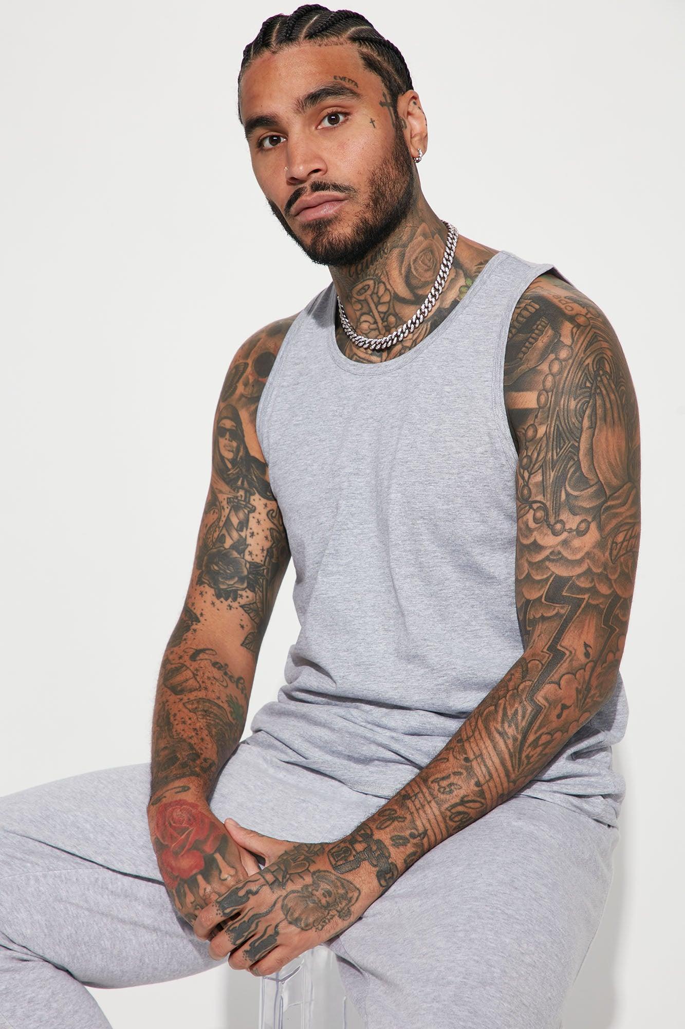 Essential Tank Top - Grey Product Image