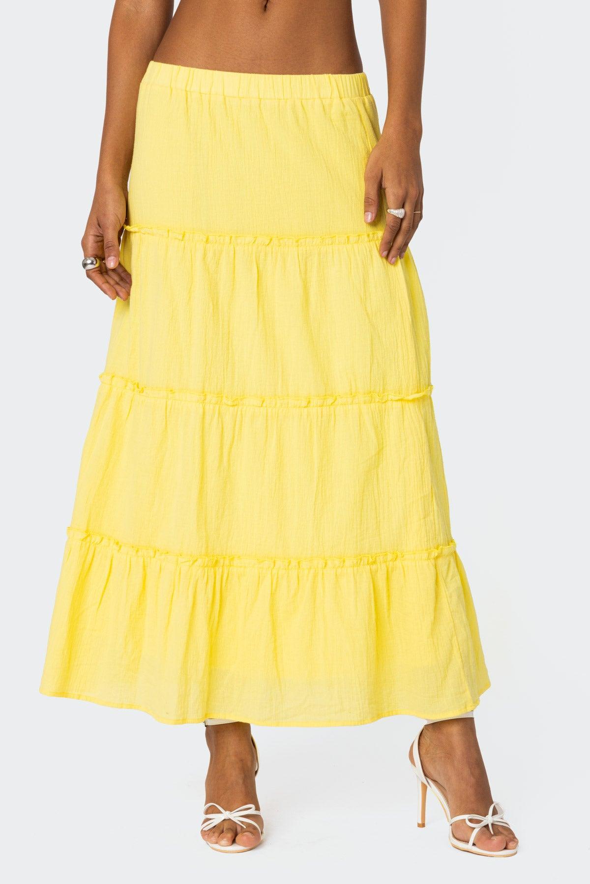 Charlotte Tiered Maxi Skirt Product Image