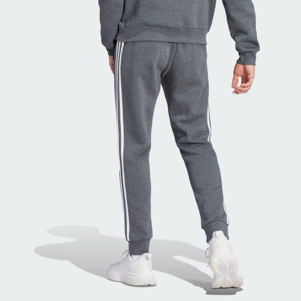 Essentials Fleece 3-Stripes Tapered Cuff Pants Product Image