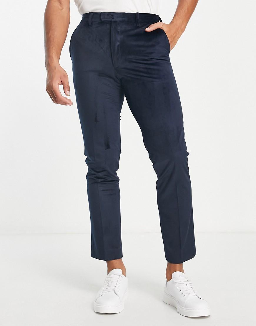 French Connection velvet suit pants Product Image