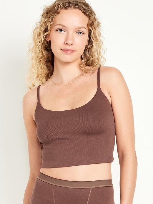 Rib-Knit Brami Top Product Image