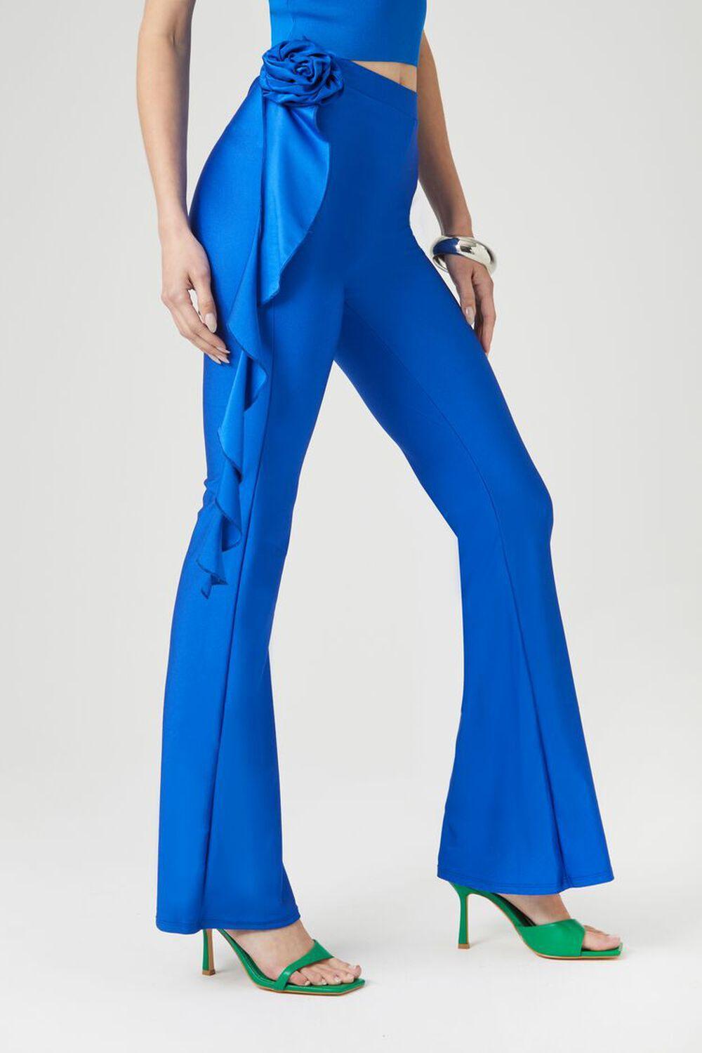 Embellished Flare Leg Pants | Forever 21 Product Image