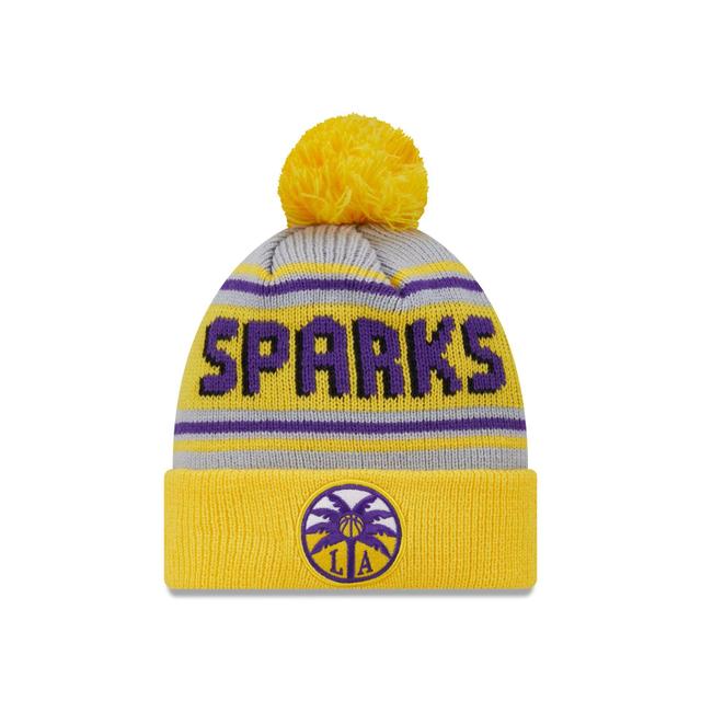 Los Angeles Sparks 2024 Team Pom Knit Hat Male Product Image