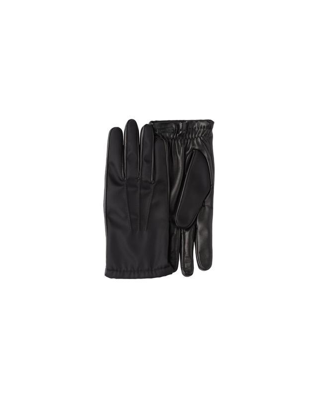 Fabric and leather gloves Product Image