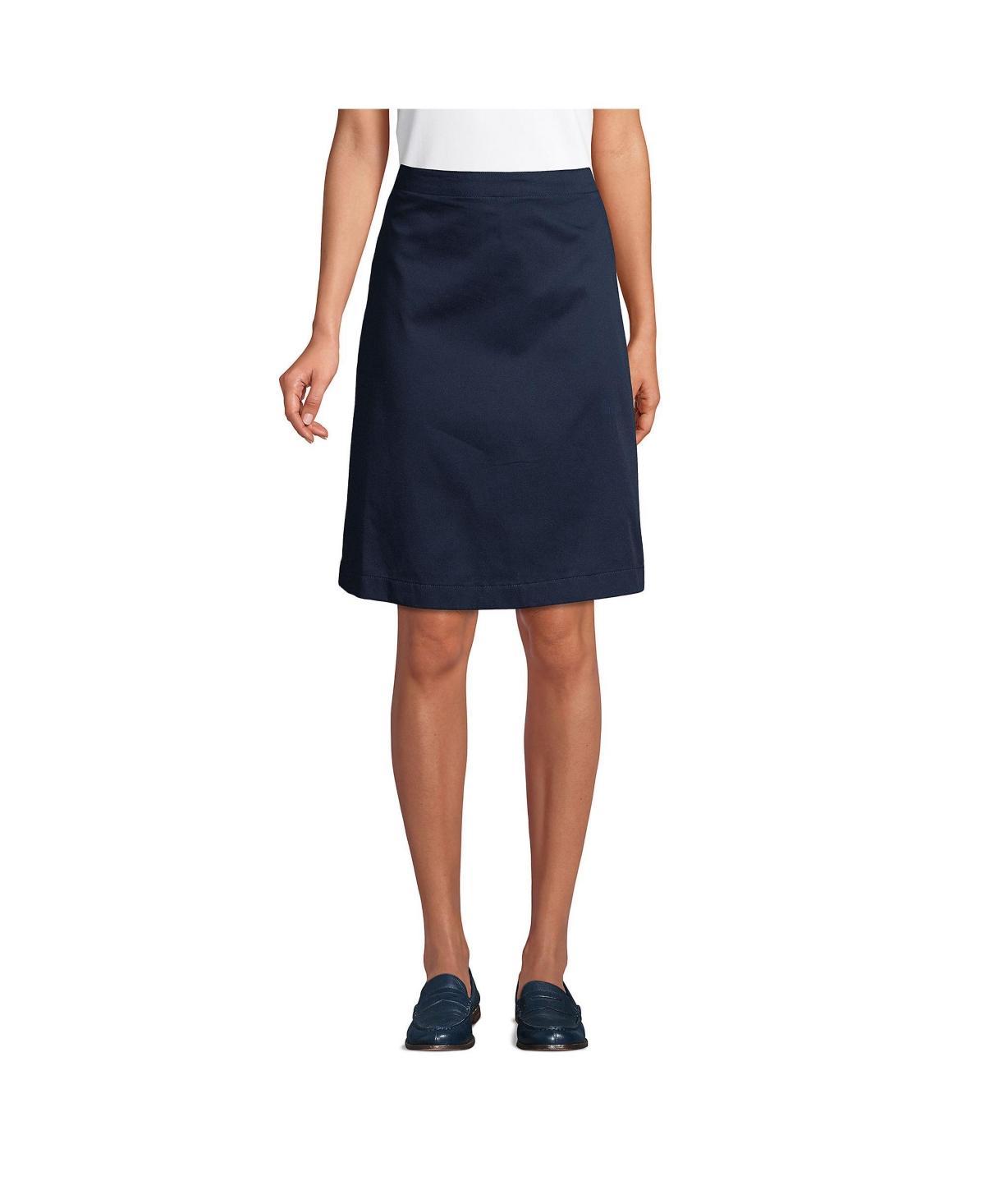 Womens Lands End School Uniform Blend Chino Skort Product Image