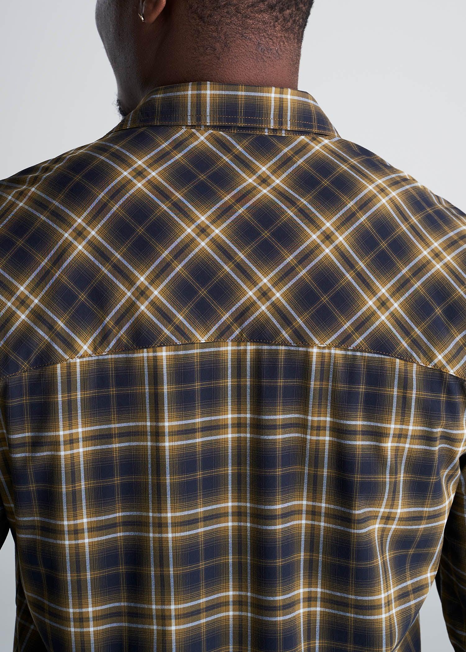 Tall Men's Ultra Lightweight Snap-Front Shirt in Cedarwood Product Image