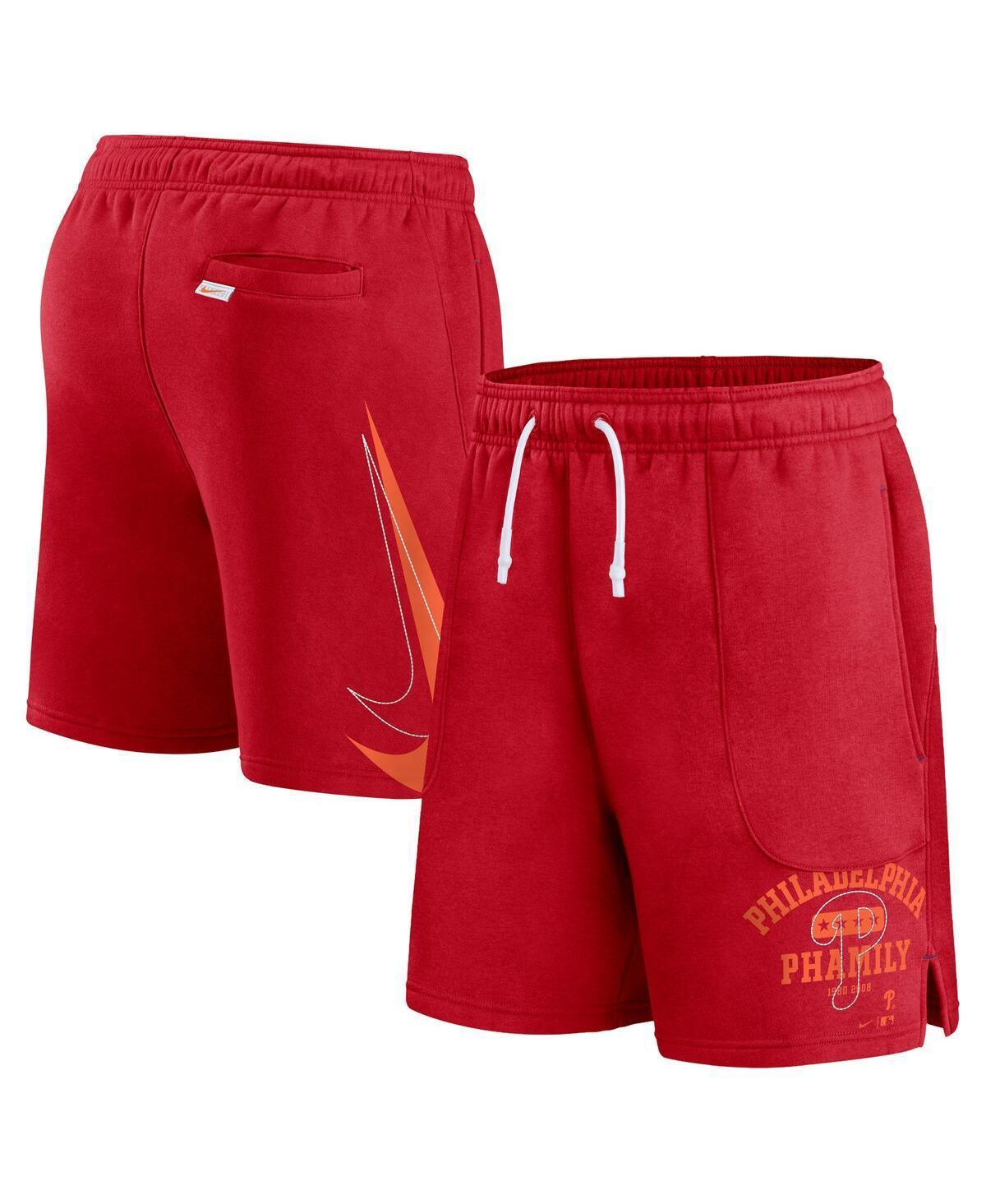 Mens Nike Red Philadelphia Phillies Statement Ball Game Shorts Product Image