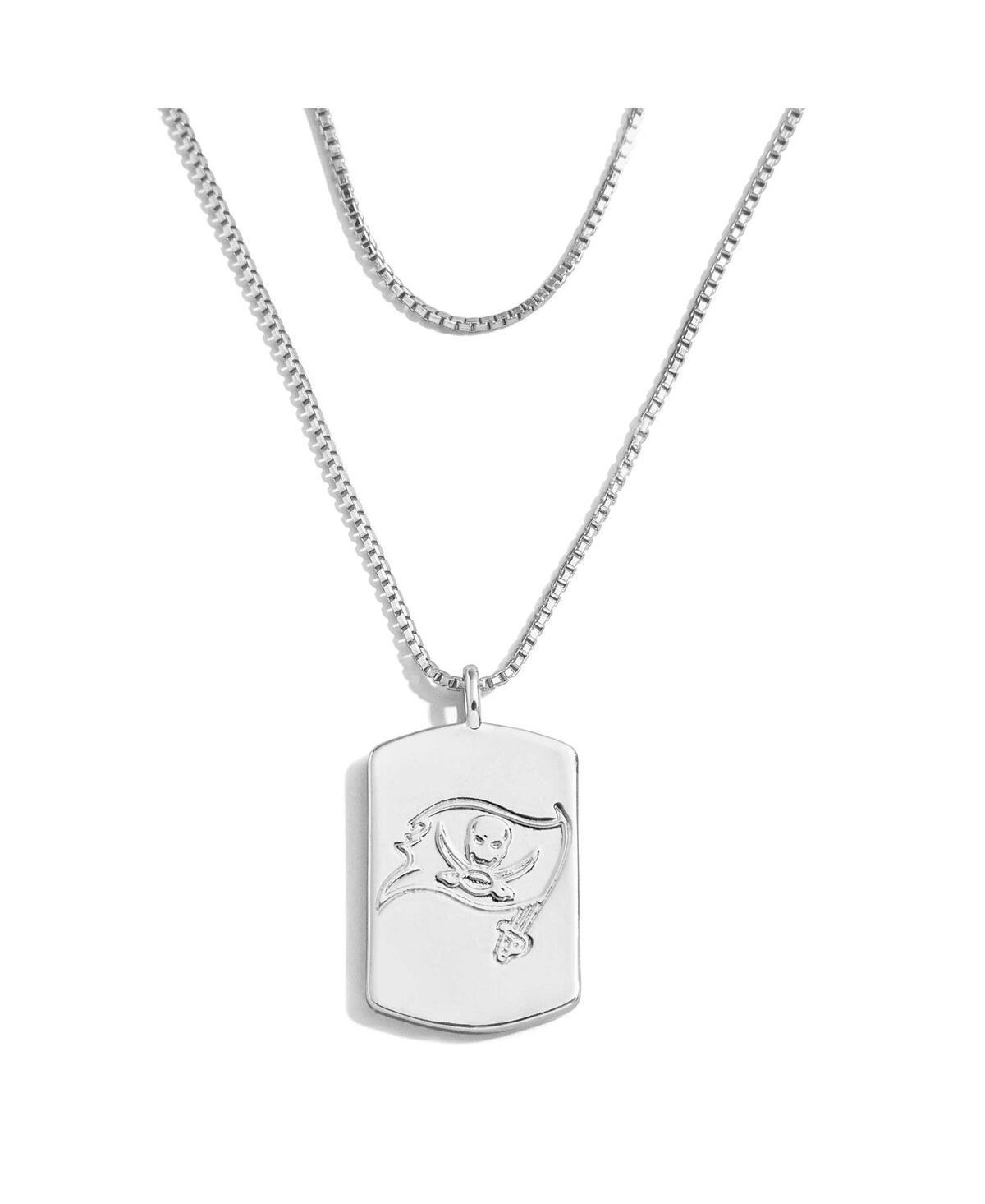 WEAR by Erin Andrews x Baublebar New York Jets Gold Dog Tag Necklace, Womens Product Image