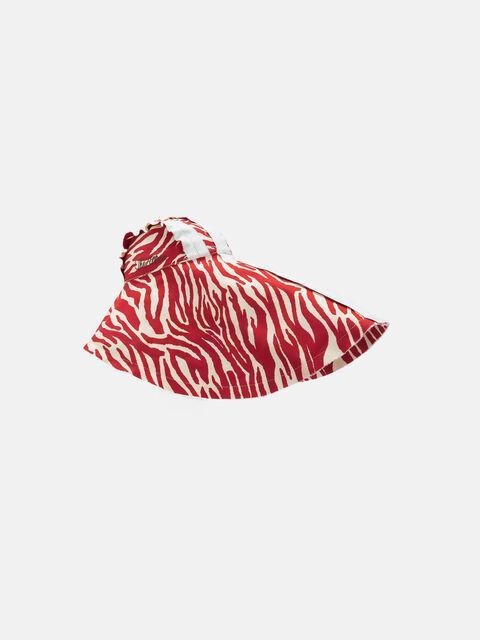 Red and milk camper cap Product Image