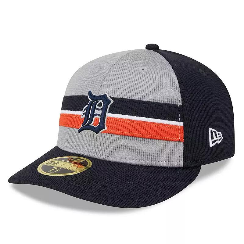 Mens New Era Gray Detroit Tigers 2024 Batting Practice Low Profile 59FIFTY Fitted Hat Product Image