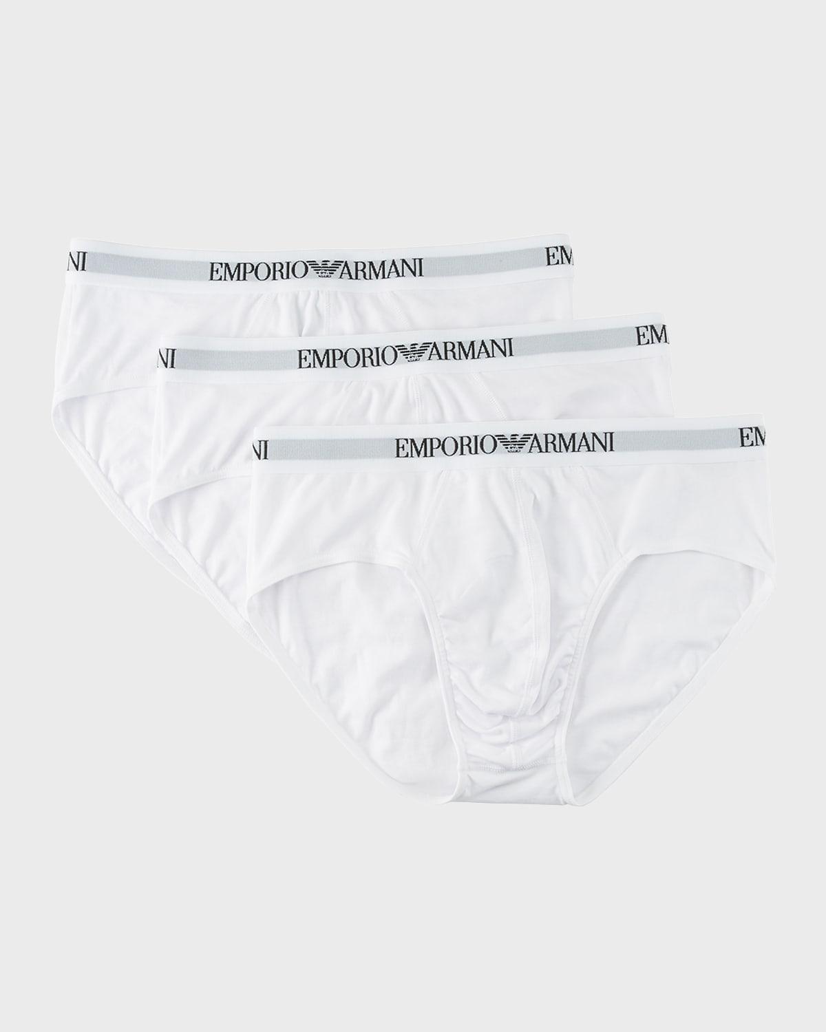 Emporio Armani Pure Cotton Briefs Assorted 3 Product Image