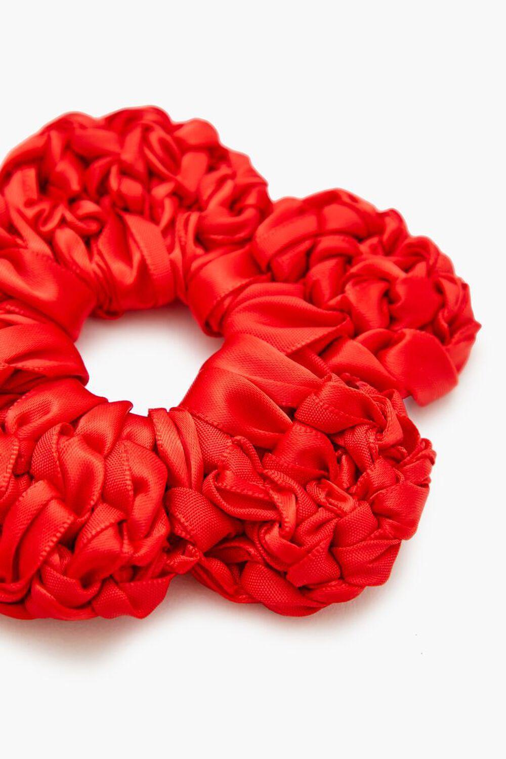 Floral Crochet Scrunchie | Forever 21 Product Image