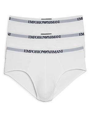 Emporio Armani Pure Cotton Briefs - Pack of 3 Product Image