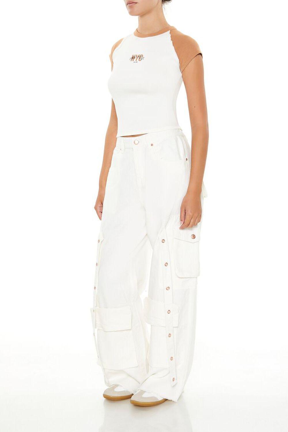 Wide-Leg Cargo Pants | Forever 21 Product Image