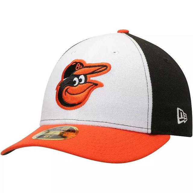 Mens New Era /Orange Baltimore Orioles Home Authentic Collection On-Field Low Profile 59FIFTY Fitted Hat Product Image