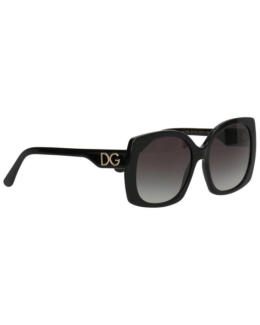 DOLCE & GABBANA Women's Dg4385 58mm Sunglasses In Black Product Image