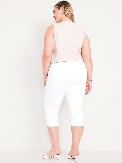 Mid-Rise Wow Capri Jeans Product Image