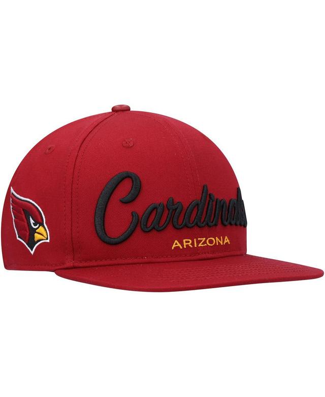 Mens Pro Standard Cardinal Arizona Cardinals Script Wordmark Snapback Hat Product Image