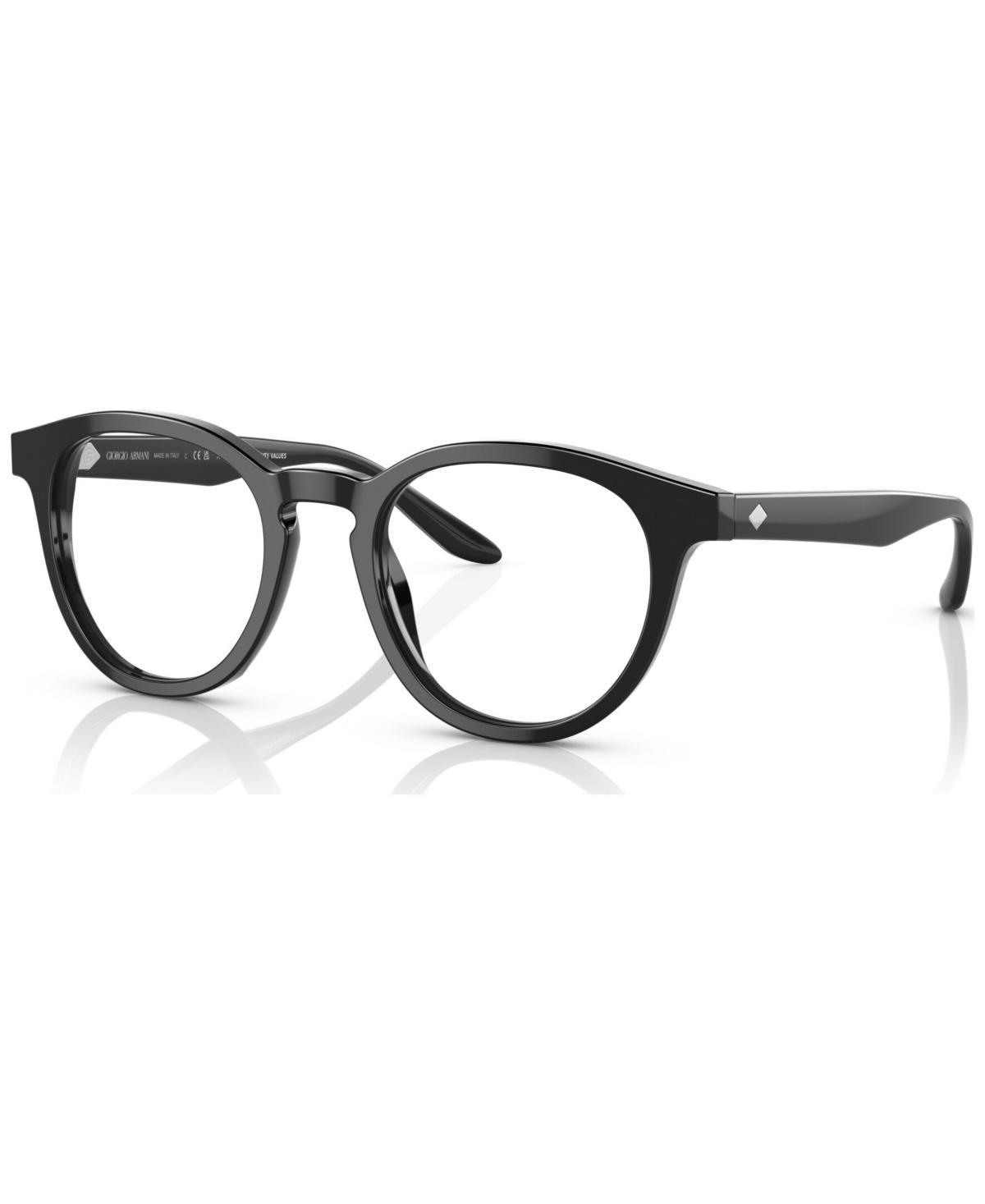 Giorgio Armani Mens Phantos Eyeglasses, AR722748-o - Black Product Image