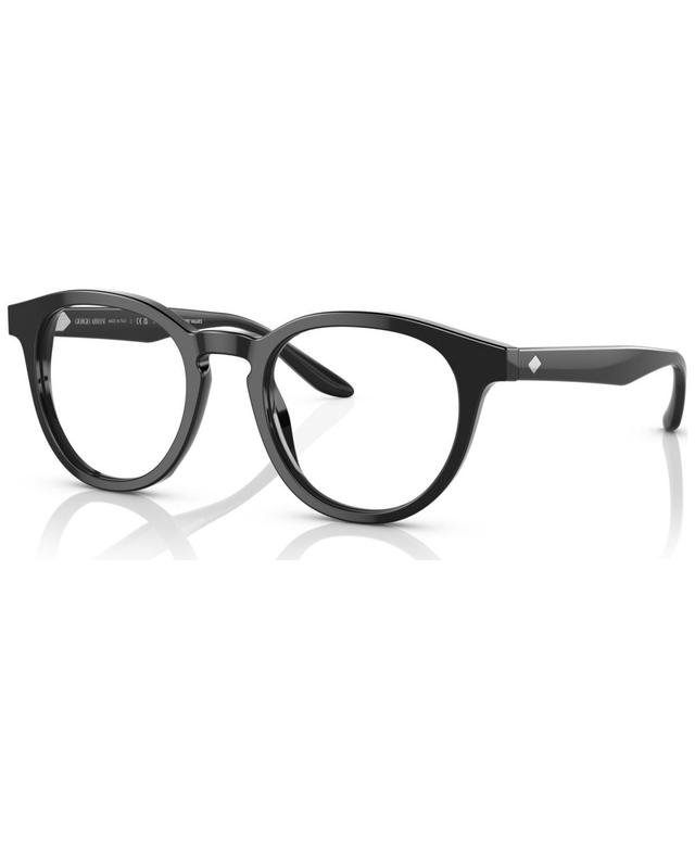 Giorgio Armani Mens Phantos Eyeglasses, AR722748-o - Black Product Image