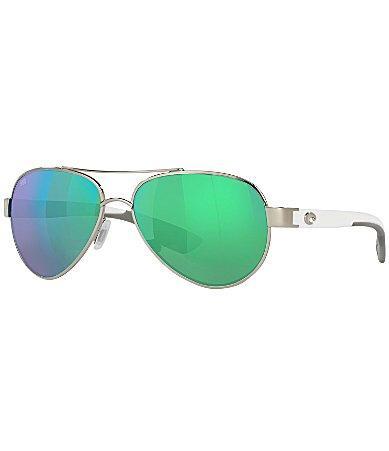 Costa Del Mar Loreto 580G Polarized Sunglasses Silver - Case Sunglasses at Academy Sports Product Image