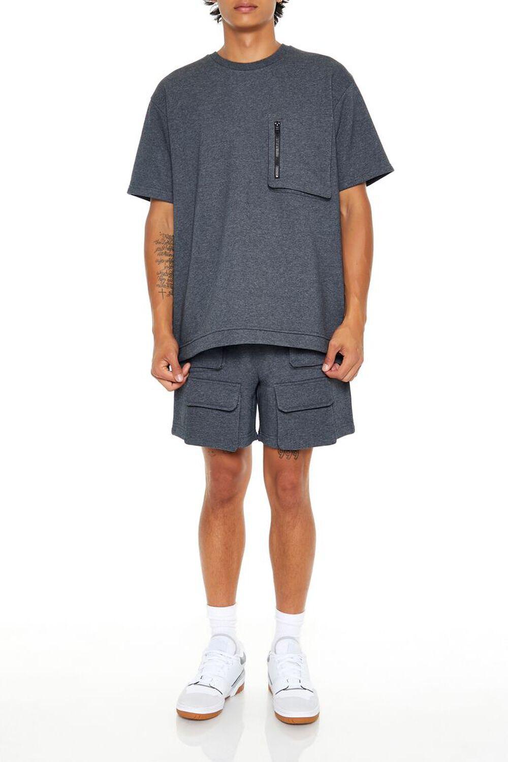 Heathered Cargo Shorts | Forever 21 Product Image