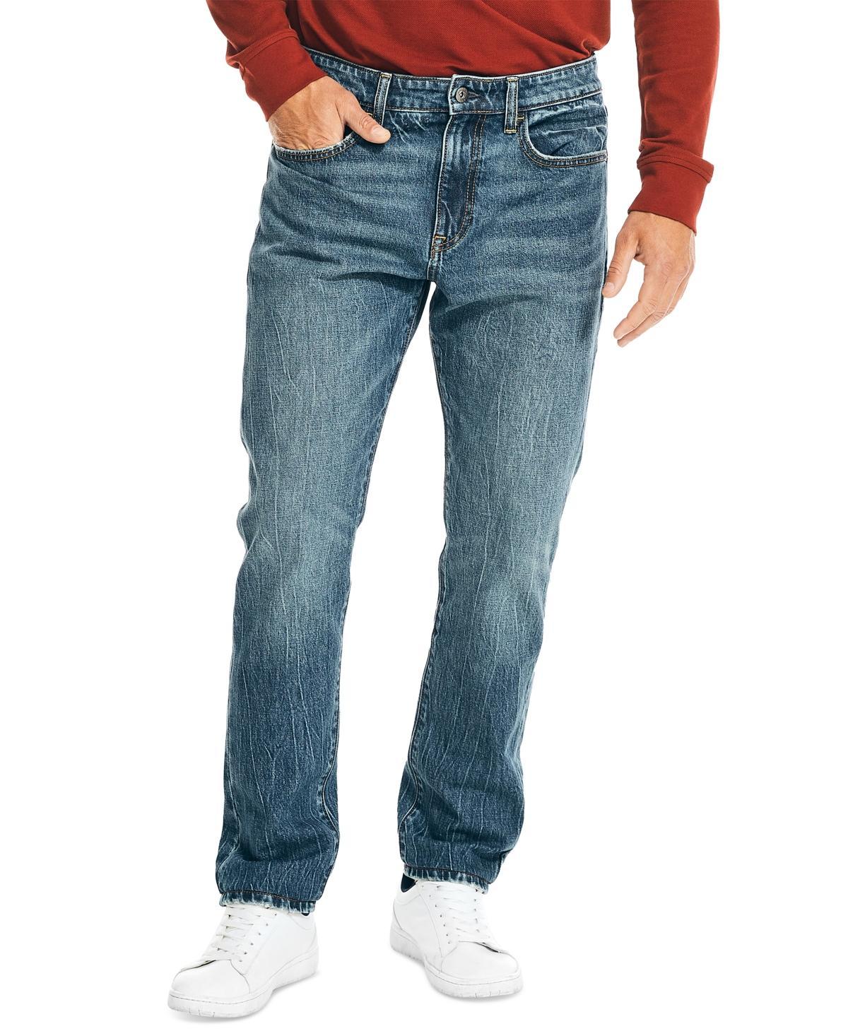 Nautica Mens Athletic Slim-Fit Stretch Denim 5-Pocket Jeans Product Image