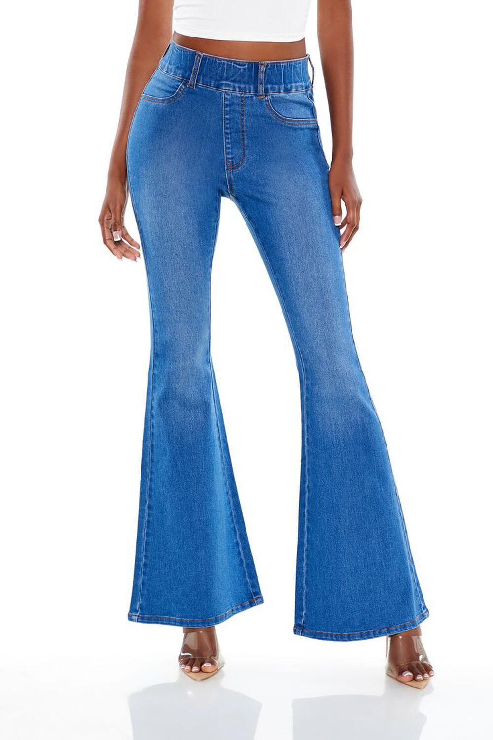 High-Rise Flare Jeans | Forever 21 Product Image