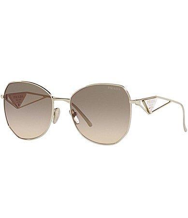 Prada Womens PR 57YS 57mm Round Sunglasses Product Image