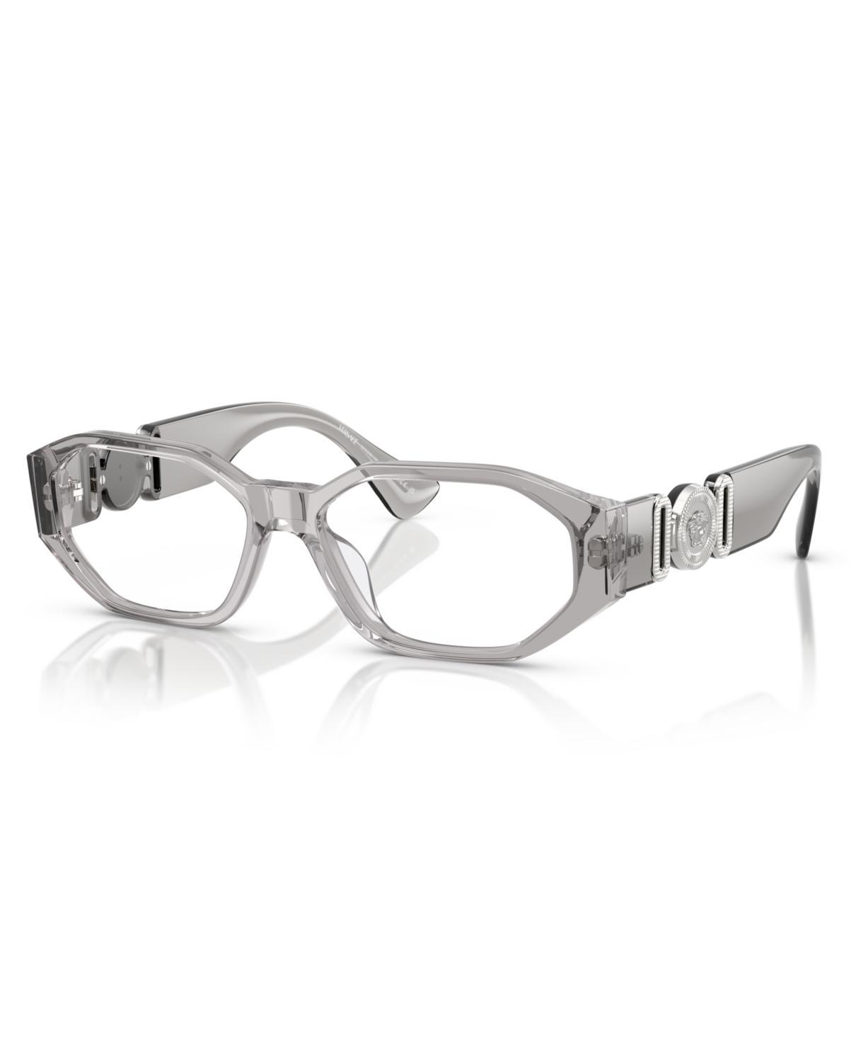 Versace Mens Biggie Eyeglasses, VE3320U - Gray Transparent Product Image