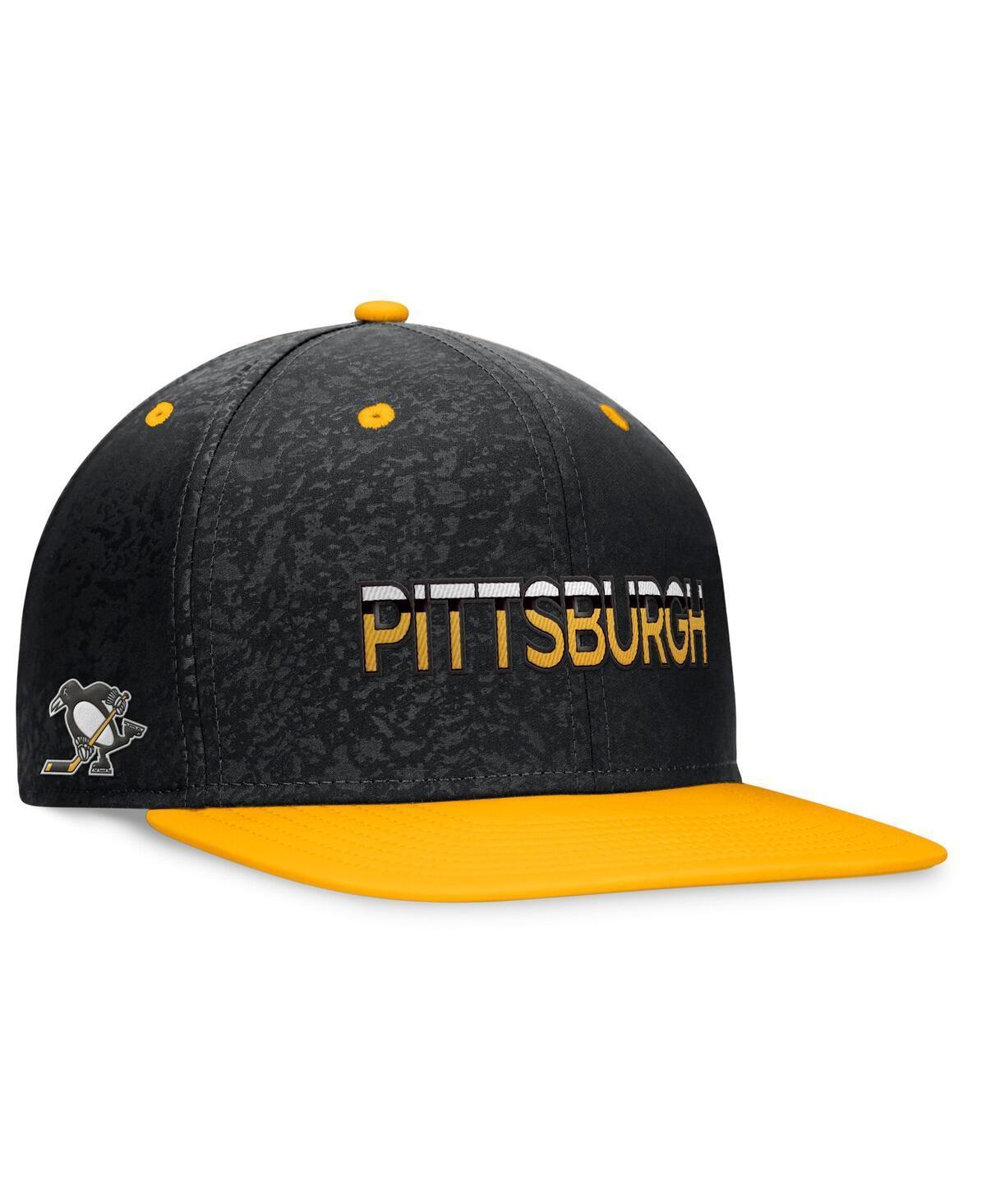 Mens Fanatics Black Pittsburgh Penguins Authentic Pro Alternate Jersey Snapback Hat - Black Product Image