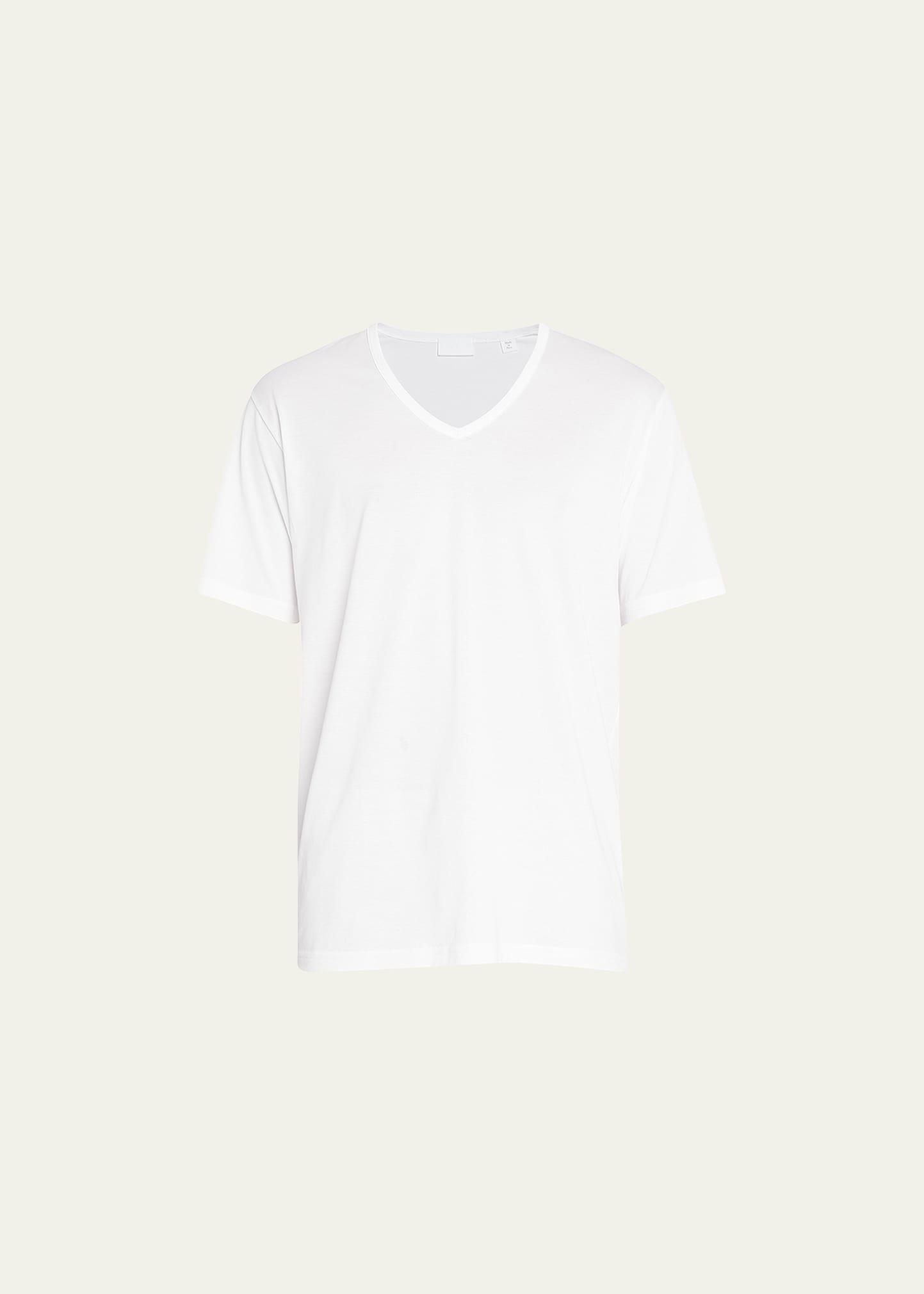 Mens Pima Cotton V-Neck Undershirt T-Shirt Product Image