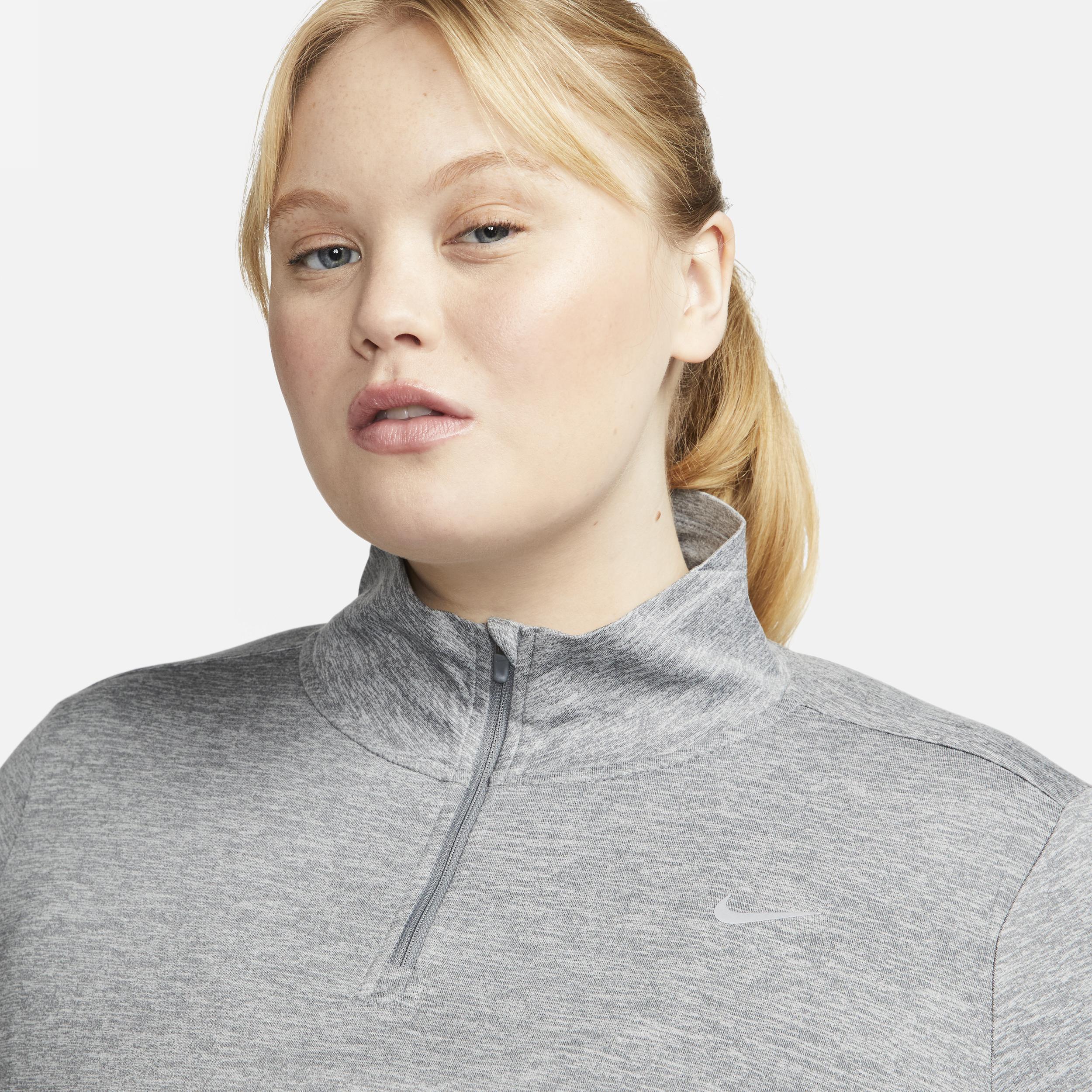 Nike Plus Size Active Dri-fit Swift-Element Uv 1/4-Zip Running Top Product Image